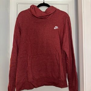 Nike Women's Red Hoodie Sweatshirt